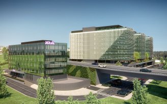 Render of YOTEL Lisbon hotel